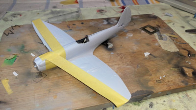 po přiložení na sucho vzepětí prkna, takže nastoupilo broušení a brutální síla