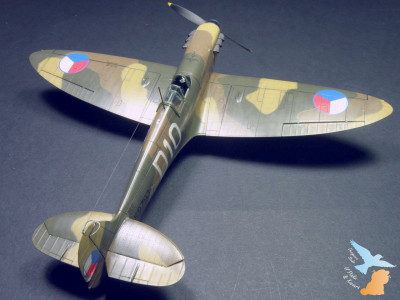 Supermarine Spitfire Mk.I early, 4. letecký pluk, Hradec Králové, 34. letka, Československo, zima 1938/39<br />(EDUARD - 1/48)