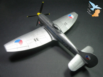 Hawker Tempest Mk. V, V-21, výzkumná letka VZLÚ, 1949 - 1950<br />(EDUARD - 1/48)
