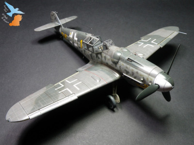 Messerschmitt Bf 109G-6, W.Nr. 20 499, Lt. Erich Hartmann, velitel 9./JG 52, Nove Zaporožje, říjen 1943<br />(HASEGAWA - 1/32)