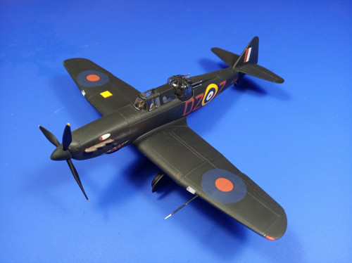 Boulton Paul Defiant Mk.I 1/72 Airfix<br />No.151 Squadron, RAF Wittering, Cambridgeshire, England, February 1941