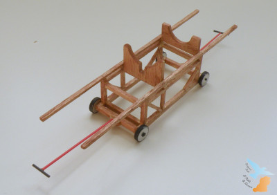 Vozík Made in Žďár. Bylo potřeba dědu zaměstnat :D