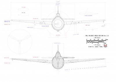 Aircraft-scale-drawing-of-a-Ford-FM-2-Wildcat-Front-and-Rear-Cross-Section-View-1.48-Scale-drawn-by-J-Temma-0A.jpg