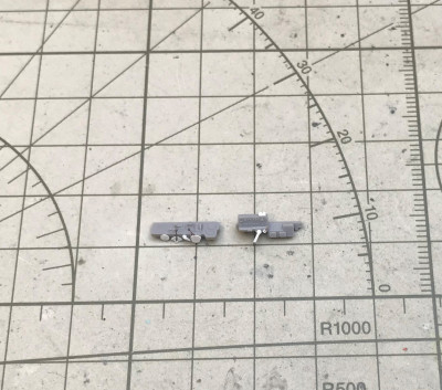 Na boční pulty jsem doplnil detaily.