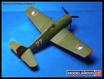 Křídlo, část trupu, pak do postele, děláno ve čtyři ráno.