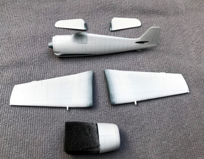 Nanesený bílý surf, který jsem následně rozleštil