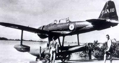 A6M2-N Rufe Escadrile 8S Aeronavale