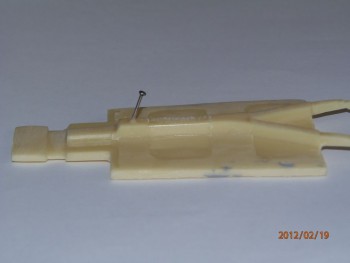 Řadicí páka chyběla úplně tak jsem jí vyrobil ze špendlíku.