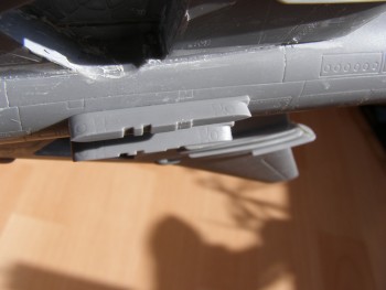 Nesprávné podtrupové podvěsy.