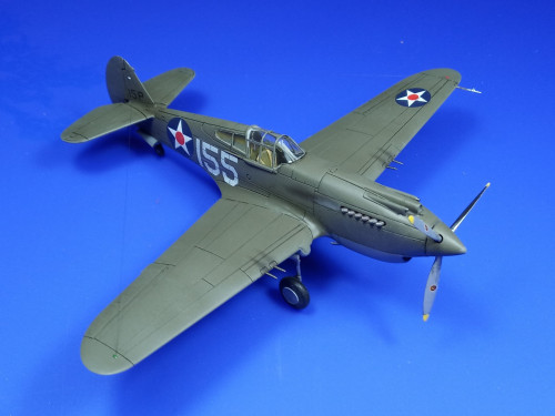 P-40B 1/72 Airfix<br />Lt.Kenneth M.Taylor, 47th Pursuit Squadron, Haleiwa, Hawaii, 7 prosince 1941, Taylor získal 4 vzdušná vítězství.