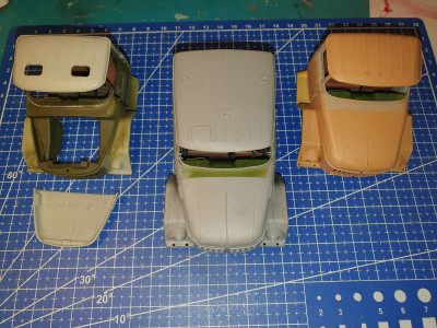 Sebrané kabiny - Bronco, hasič, KUNG