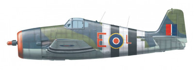 Hellcat Mk.I JV131, 800 Sqn FAA, HMS Emperor, June 1944