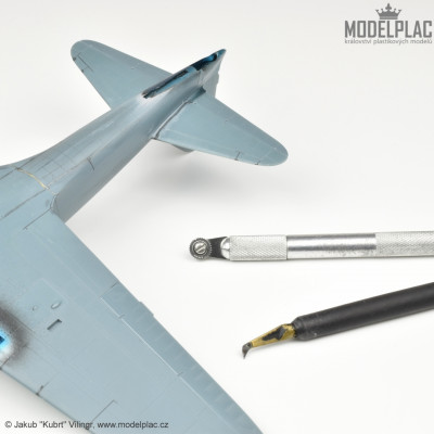 ...pokud jsem musel někde něco dorývat, tak to byla kombinace super rydla MRP a střepu z žiletkové pilky...