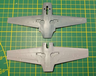 Křídla zespoda (nahoře Fredy, dole Muzikus)