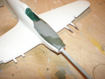 Tu pekne vidieť potečenú farbu