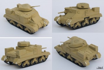 M3 Lee, Hasegawa 1/72 (strašně stará stavebnice)